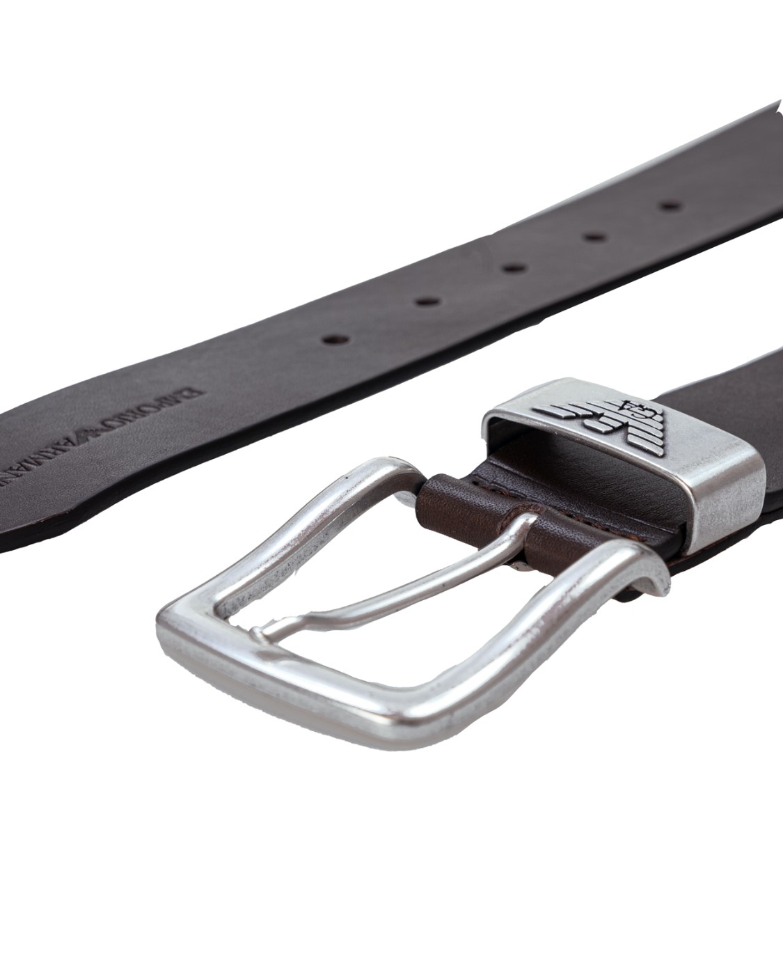 shop EMPORIO ARMANI  Cintura: Emporio Armani cintura in pelle con fibbia logata.
Altezza: 4 cm.
Pelle martellata.
Brand logo.
Tinta unita basic.
Chiusura con fibbia.
Composizione 100% Pelle di bovino.
Fabbricato in Italia.. Y4S201 YDD6G-80005 number 2254167
